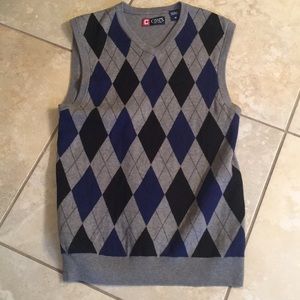 Chaps V-Neck Sweater Vest (Worn Once)